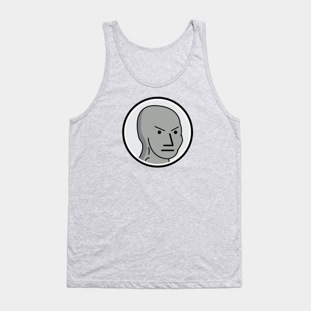 Angry NPC Meme Shirt Tank Top by UnluckyDevil